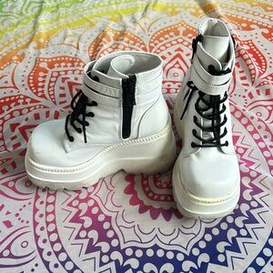 Demonia Ankle platform boots